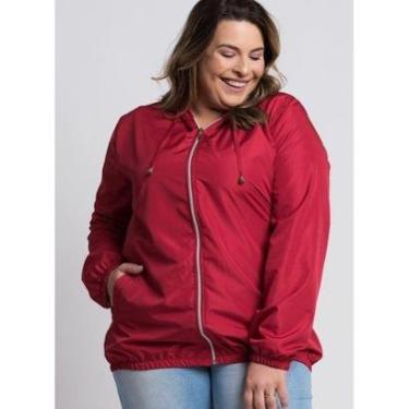Imagem de Jaqueta Feminina Plus Size Corta Vento Sem Forro - Serena-Feminino