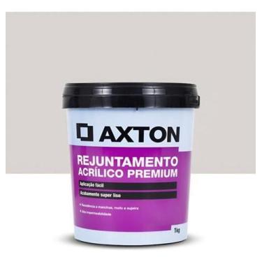 Imagem de Rejunte Acrilico Profissional Cinza Platina 1 Kg Axton