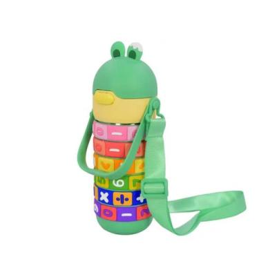 Imagem de Garrafa Térmica Infantil Educativa Tabuada Números 430 ML - Minutobaby