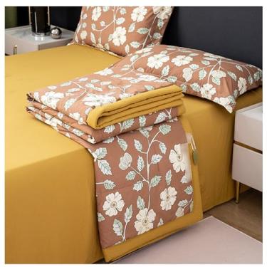 Imagem de Colcha térmica leve de verão, edredom leve de verão colcha macia, edredom térmico, colcha lavável cobertor acolchoado para todas as estações