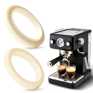 Imagem de Anel de vedação para máquina de café, 2 peças, anel de vapor de silicone de 54 mm para máquina de café expresso Breville 878/870/860/840/810/500/500/870/875/880/810/878, peças de reposição de anel de