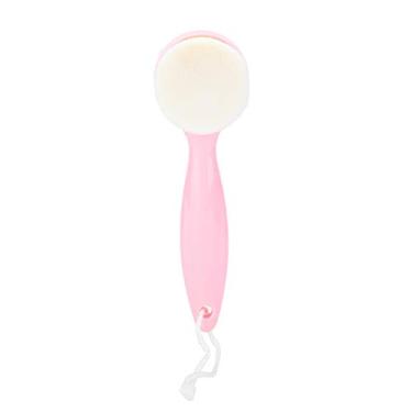 Imagem de Escova de limpeza facial Escova facial macia com cabo longo massageador facial manual com 300.000 cerdas superfinas para limpeza profunda, remoção de cravos, redução de poros,