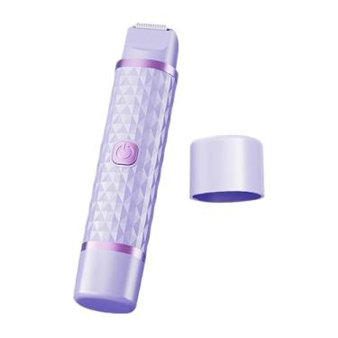 Imagem de Aparador de biquíni | Aparador de cabelo feminino 2 em 1 | Remoção de pelos, depilador sem fio recarregável por USB à prova d'água para área privada, corpo, axila, braço, perna