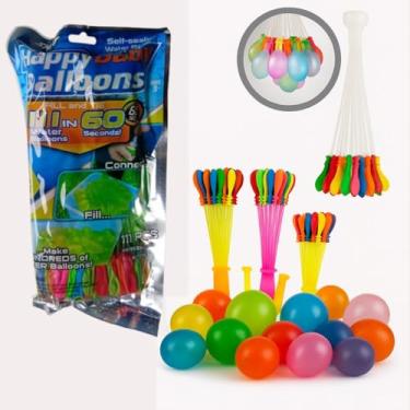 Imagem de Kit 111 Balões Coloridos p/Brincadeiras de Água – Kit Verão com Cores Sortidas | Bricadeiras de Balões, Festa Infantil, Piscina, Praia e Brincadeiras ao Ar Livre (1 Pacote C/ 111 Und)