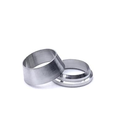 Imagem de 5 peças 1/20.3 cm 1/10.2 cm 3/20.3 cm 1/5.1 cm 3/10.2 cm 2.5 cm 3/4/5/6/8/10/12/14/16/18 mm Virola dupla para conector de união de compressão inoxidável 304 OROAOBOMT(19.0 cm) 5 mm)