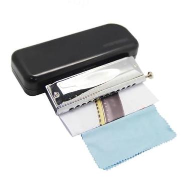 Imagem de Gaita profissional 12 furos 48 tons cromática tecla alto D (tecla C)