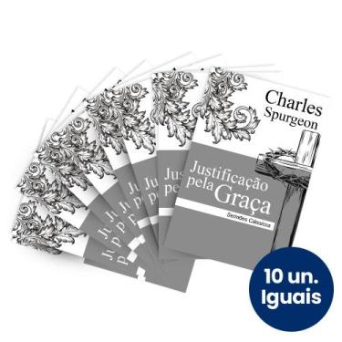Imagem de Kit 10 Livretos Sermões Clássicos Charles Spurgeon Justificação pela G