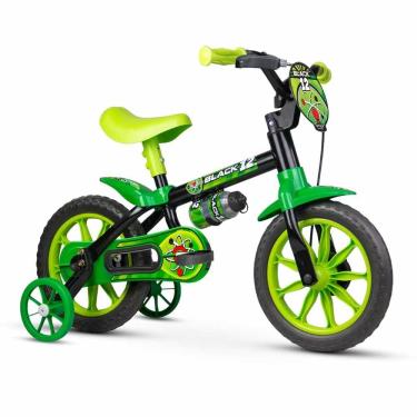 Imagem de Bicicleta Infantil com Rodinhas - Aro 12 - Black 12 - Nathor
