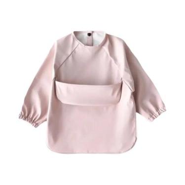 Imagem de Avental De Pintura Impermeável Para Bebês Com Mangas Longas, Acessório