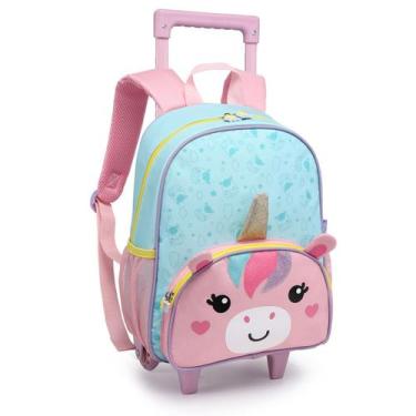 Imagem de Mochila De Rodinha Infantil Bichinhos 3d Escolar Creche Fofa - D Prese