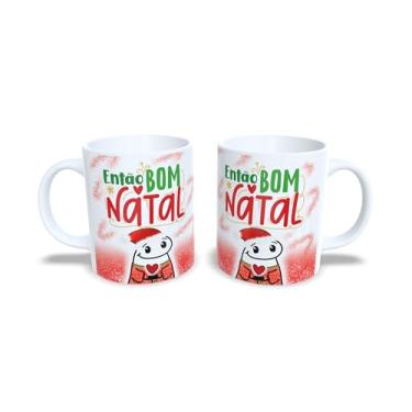 Imagem de Caneca de Cerâmica 325ml Tema Natal, Gente que Ama Panetone, Branca com Estampa Natalina (8)