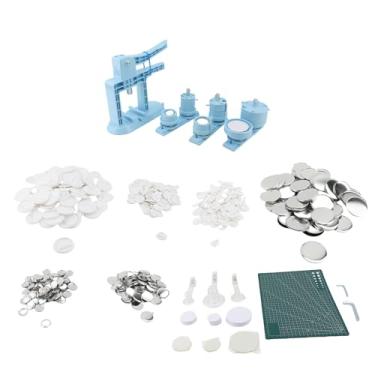 Imagem de TARSHYRY Máquina de Fazer Botões, Prensa Manual Com 100 Botões Em Branco e Acessórios para Crachás Personalizados, Chaveiros, Abridores de (25mm/32mm/58mm (deslizamento horizontal 3 em 1))