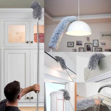 Imagem de Espanador Pó 2,80m Extensível Lavável Flexível Teto Parede - NoBrand