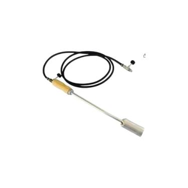 Imagem de Maçarico Lança Chama Portátil Maxchama Turbo, Aço, 1200°C, 22cm, Controle Manual, Compatível com Gás Butano