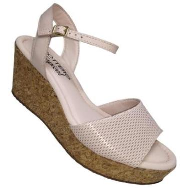 Imagem de Sandália Anabela Bottero 355765 Feminina - Rosa-Feminino