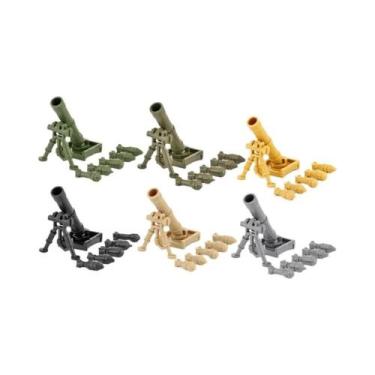 Imagem de Conjunto De Blocos De Montar Militares Com Figuras De Soldados, Armas 