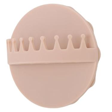 Imagem de Dioche Coletor de Cabelo de Silicone Coletor de Cabelo de Parede de Chuveiro Universal Armadilha de de Banheiro Com Ventosas para Chuveiro Banheira Fácil Armazenamento (Bege)