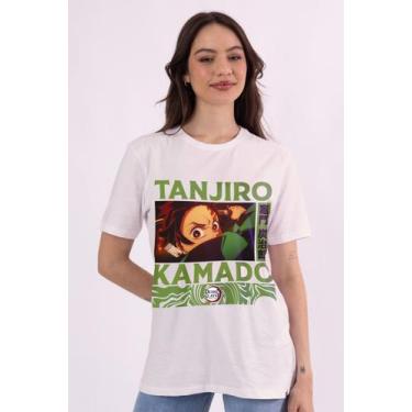 Imagem de Camiseta Demon Slayer Tanjiro Espírito Da Água - Piticas, M, Off white