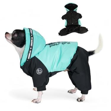 Imagem de PETBARONET Jaqueta de inverno para cães, casaco de corpo inteiro impermeável, jaqueta de neve para cães, casaco de neve para cães, casaco de inverno para cães - perfeito para clima frio, ideal para