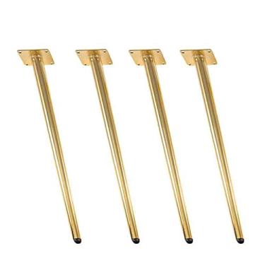 Imagem de TRGCJGH Pernas de cadeira pernas de mesa de café pernas móveis sofá pernas armário de TV conjunto de 4 para cadeiras ESS e mesas laterais projetos domésticos, A-28,3 polegadas