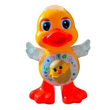 Imagem de BRINQUEDO PATO DANÇANTE MUSICAL INFANTIL COM LUZ E SOM INTERATIVO EDUCATIVO PARA BEBÊS E CRIANÇAS