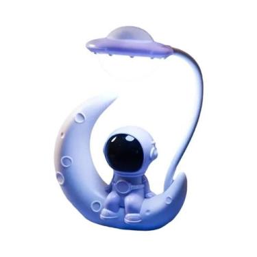 Imagem de Luminária LED Astronauta Da Lua Pequena Para Decoração De Quarto Prese