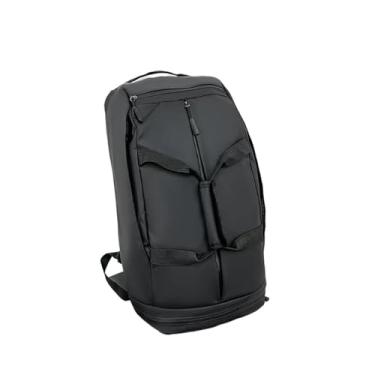 Imagem de IENYU Bolsa de ginástica de 35 L, mochila esportiva de ioga, para homens, mulheres, com pacote de sapatos, mochila de acampamento ao ar livre, bolsa de viagem, Preto, One Size