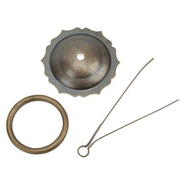 Imagem de Maçaneta de armário de latão vintage, puxador antigo requintado, estilo retrô, porta, gaveta, guarda-roupa, material de latão, 3 tamanhos de diâmetro da junta