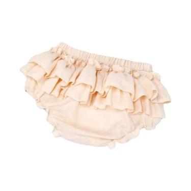 Imagem de Saia De Algodão Em Camadas Duplas Para Meninas Bebês, Shorts Muçulmano