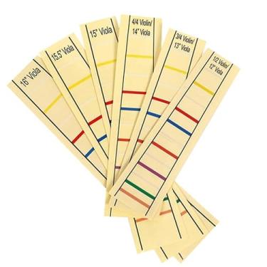 Imagem de Artibetter Acessórios de violino adesivo guia de dedo para violoncelo traste adesivo de placa de traste adesivo de etiqueta para violoncelo 1/4 (amarelo) acessórios de violoncelo