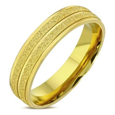 Imagem de Aliança De Ouro 18k Tungstênio 4mm Casamento Noivado Anel - Oremte, 30