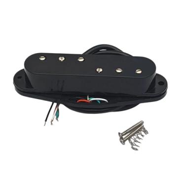 Imagem de Colaxi Mini Humbucker para Ponte de Guitarra Elétrica - Acessórios para Instrumentos Musicais - Fácil Instalação - Saída de 9K - Peça de Reparo, Preto