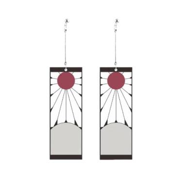 Imagem de Brincos Pendentes De Personalidade Tanjiro Anime Demon Slayer, Acessór