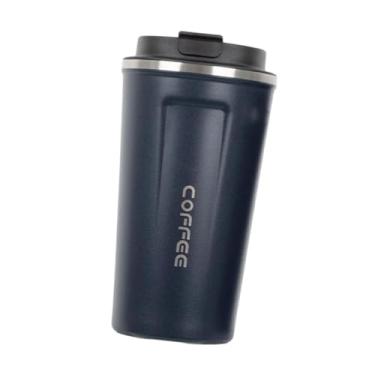 Imagem de Baoblaze Copo térmico, garrafa de água isolada com tampa à prova de vazamentos, copo de café em aço inoxidável para bebidas quentes e geladas, 510ml