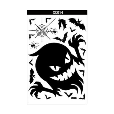 Imagem de Adesivo de Janela Halloween Assustador Vidro Lateral para Vestir-se Presente Decoração