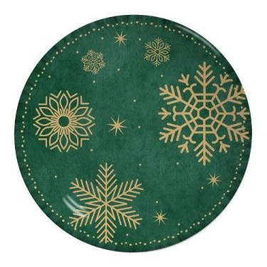 Imagem de Conjunto com 6 Pratos Raso Coup Christmas Flake  Ø29cm - Alleanza Cerâ
