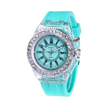 Imagem de Relógio De Pulso De Silicone Com Luz LED Luminosa Para Crianças Menino