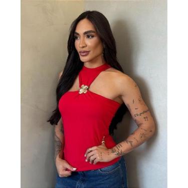 Imagem de Blusa Feminina Elegante Maria Flor em Poliamida - Estilo e Conforto, M