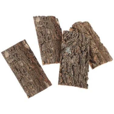 Imagem de 4 PCS Bark Background Natural Cork Backdrop Terrarium Aquarium Fish Tank Bark Reptile Tank Backdrop Spider Lizard Gecko Chameleon Pet
