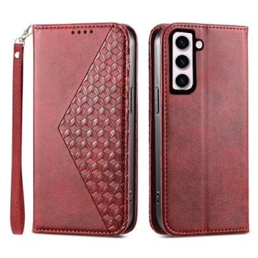 Imagem de Asuwish Capa de telefone para Samsung Galaxy S23 5G capa carteira com protetor de tela de vidro temperado flip alça de pulso suporte para cartão de crédito suporte celular S 23 23S GS23 G5 SM-S911U