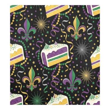 Imagem de Blueangle Carnaval fatias de bolo capa de ímã para lava-louças, decoração frontal da capa da máquina de lavar louça, adesivos de eletrodomésticos, adesivos de eletrodomésticos, 58 cm C x 66 cm adesivo