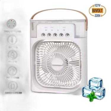 Imagem de Mini Ar Condicionado Portátil Bivolt: Adaptável A Qualquer