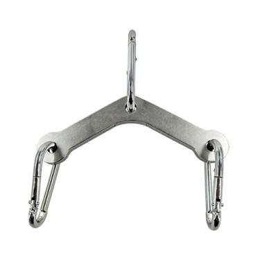 Imagem de Colaxi Barra de puxada com alça antiderrapante para de cabos, acessório para academia, alça para equipamento de ginástica com de polias, Style a