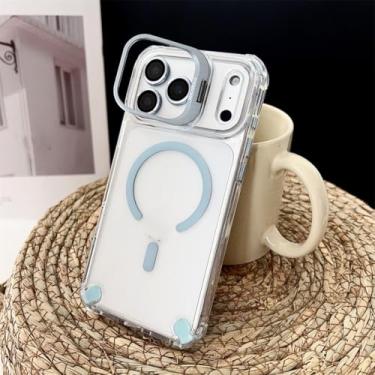 Imagem de Capa protetora transparente fosca para iPhone 17, 16, 15, 14, 13, 12 Pro Max e Air Plus (compatível com iPhone 15 Pro/6).