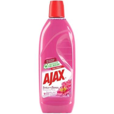 Imagem de Limpador Diluível Ajax Festa Das Flores Bouquet De Flores 1 Litro
