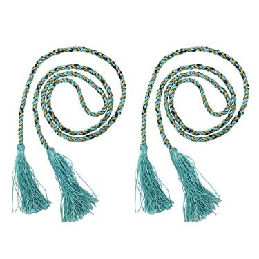 Imagem de 1 Par de Correia Cortina com Pingente Ameixa Fixação Corda Longa Segura Firmemente Não Solta Facilmente Fácil Usar Design Simples e Estiloso Decora a Adiciona Elegância Perfeito para Prender Deixa Ent