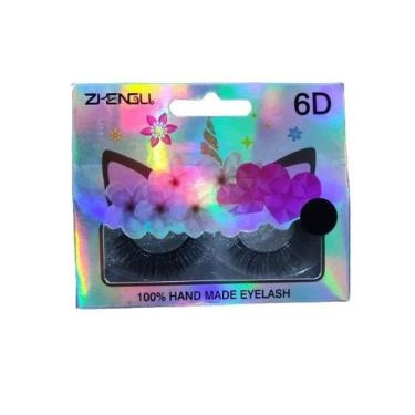 Imagem de Cílios Postiços 6D 100% Hand Made Eyelash 1Un - Zi Engli