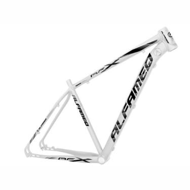 Imagem de Quadro Bicicleta Aro 29 Alfameq AFX, 17, Branco brilhante