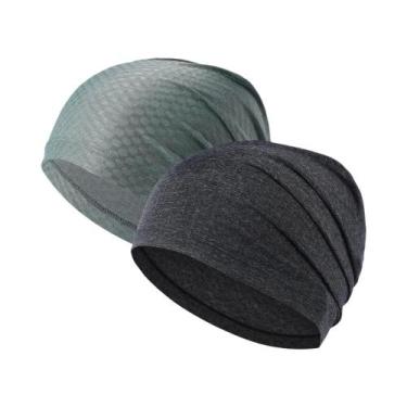 Imagem de Boné Unissex De Secagem Rápida E Respirável Para Corrida, Pacote Com 2