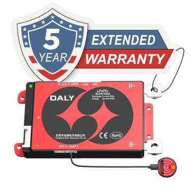 Imagem de DALY BMS 24V 8S 100A LiFePO4 - Placa de proteção de bateria Bluetooth inteligente para bateria de lítio de 24 volts para cadeiras de rodas elétricas de scooters de mobilidade